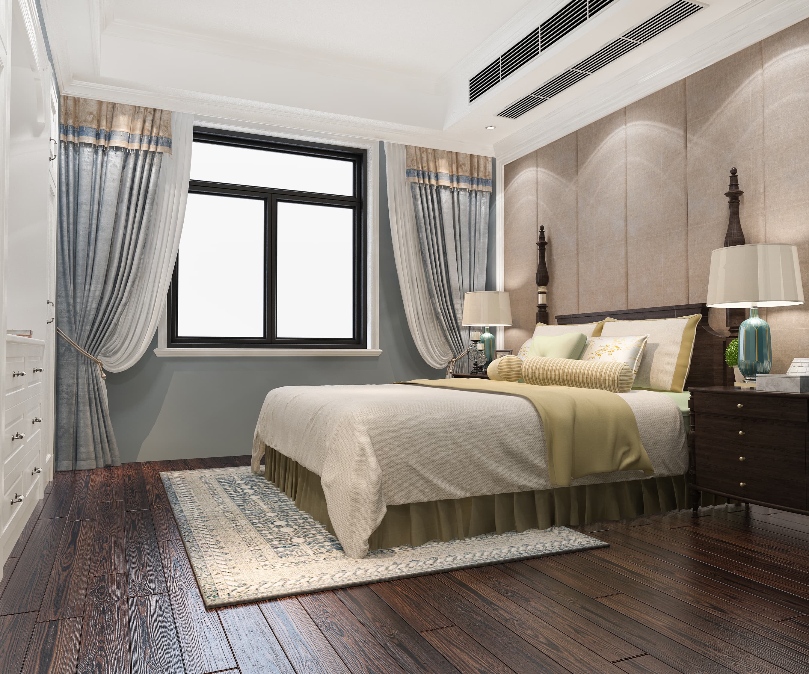 Luxury bedroom suite design