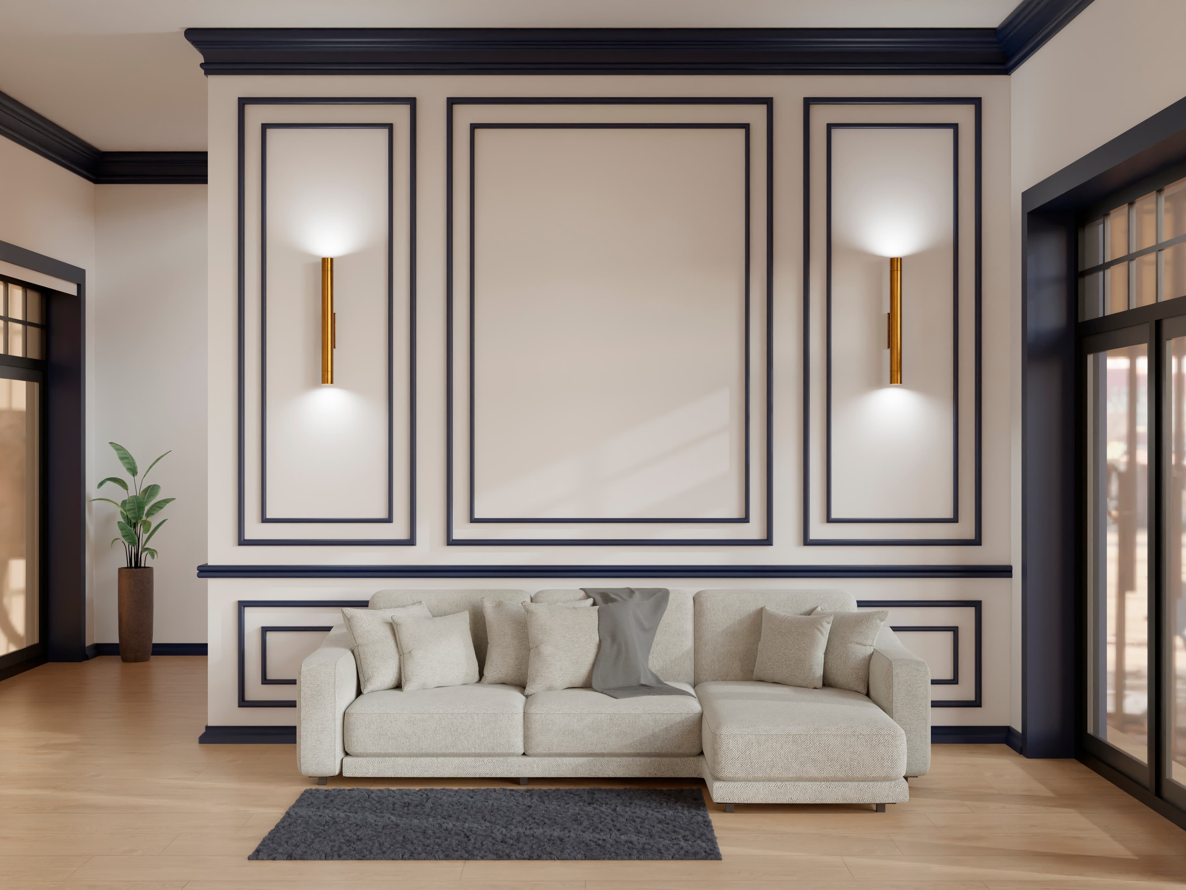 Traditional house living room