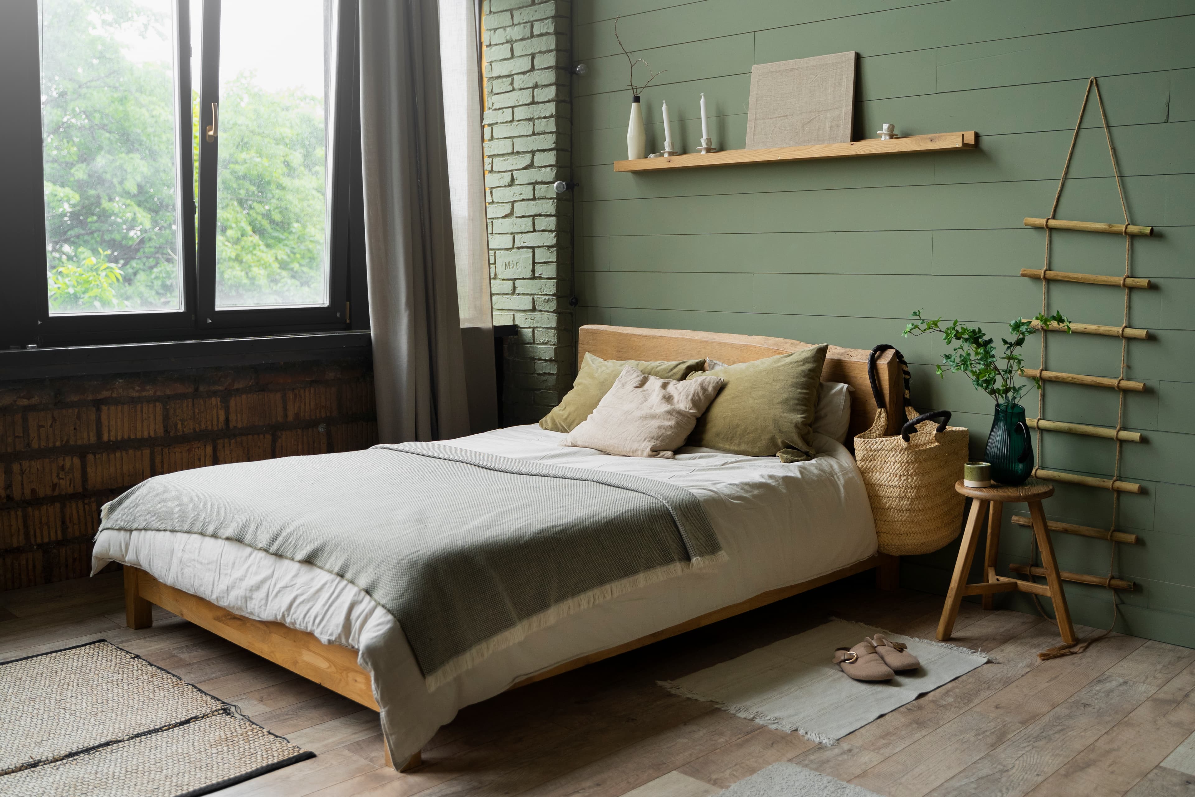 Comfortable bedroom setup